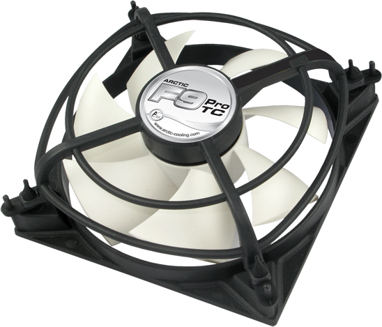 ARCTIC COOLING ventilátor F8 PRO TC (80x80x34) ventilátor (regulácia otáčok, fluidné ložisko)