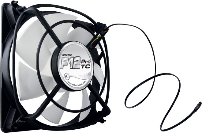 ARCTIC COOLING ventilátor F8 PRO TC (80x80x34) ventilátor (regulácia otáčok, fluidné ložisko)