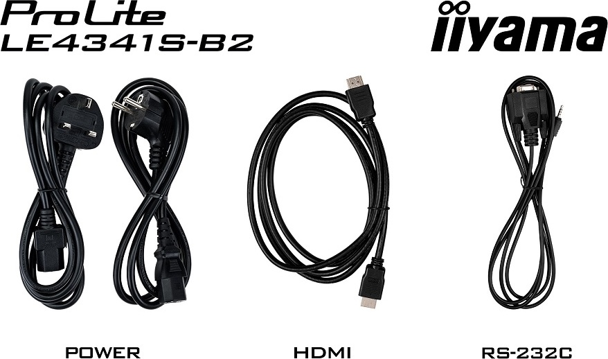 43" iiyama LE4341S-B2: IPS,FHD,3xHDMI,LAN,USB