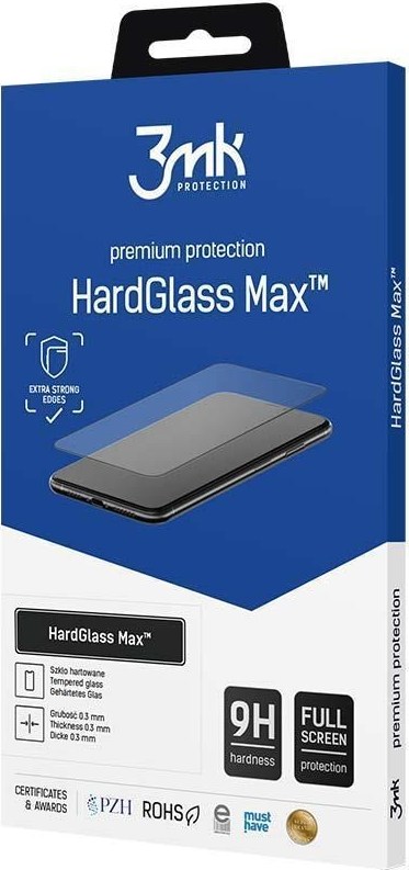 3mk tvrzené sklo HardGlass Max Black pro Xiaomi 14T / 14T Pro