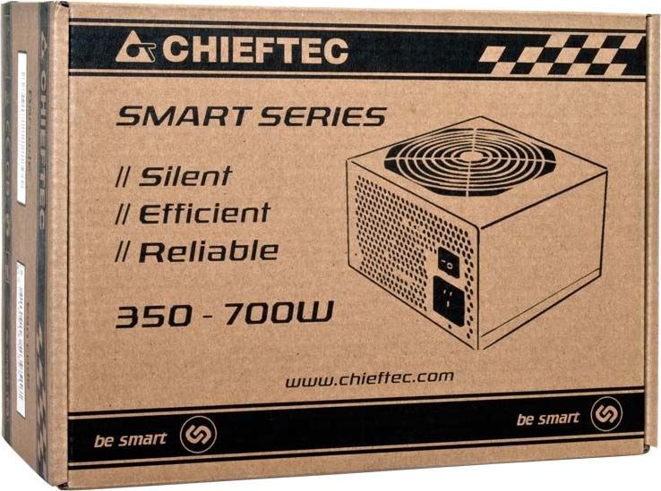 Napájací zdroj CHIEFTEC Smart Series, GPS-600A8, 600 W, Active PFC, maloobchodný predaj