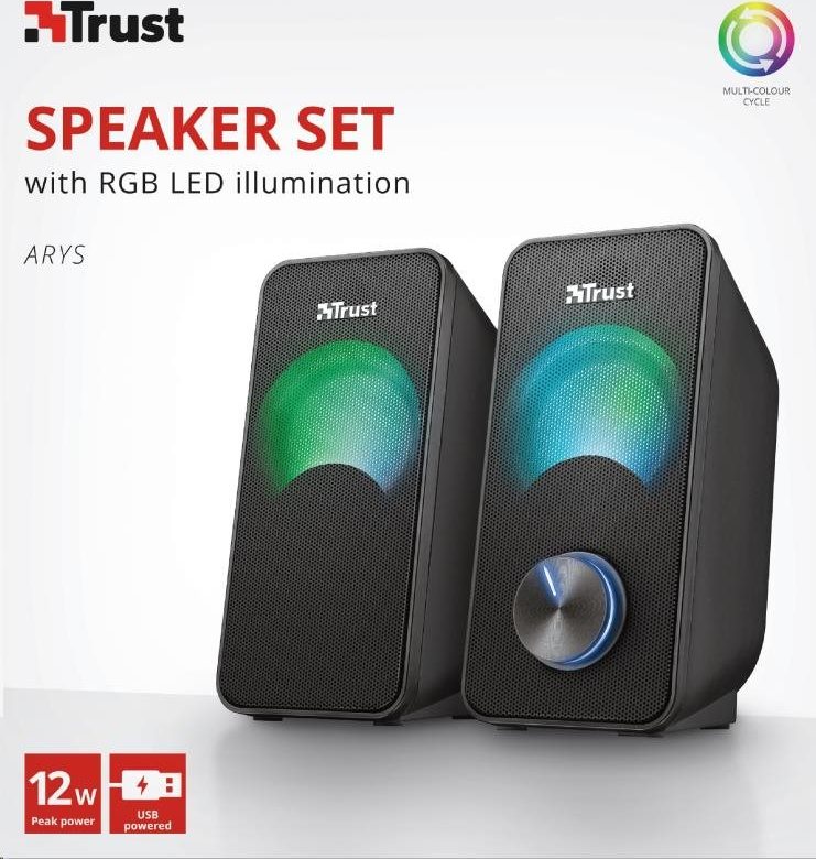 TRUST Arys Compact RGB 2.0 Súprava reproduktorov