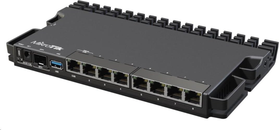 MikroTik RouterBOARD RB5009UG+S+IN, 1400MHz CPU, 1GB RAM, 7xGbE, 1x2,5GbE, 1xSFP/SFP+, 1xUSB, licencia č