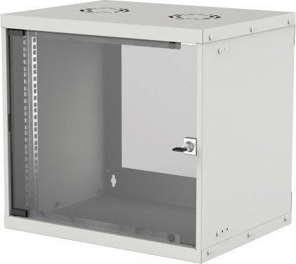 Intellinet 19" rack BASIC 9U/400 mm, sivý, rozložený flatpack