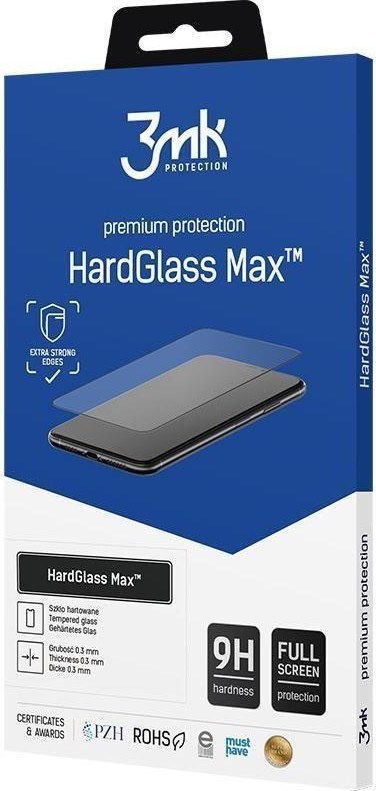 3mk tvrzené sklo HardGlass Max Black pro Samsung Galaxy A36/A56