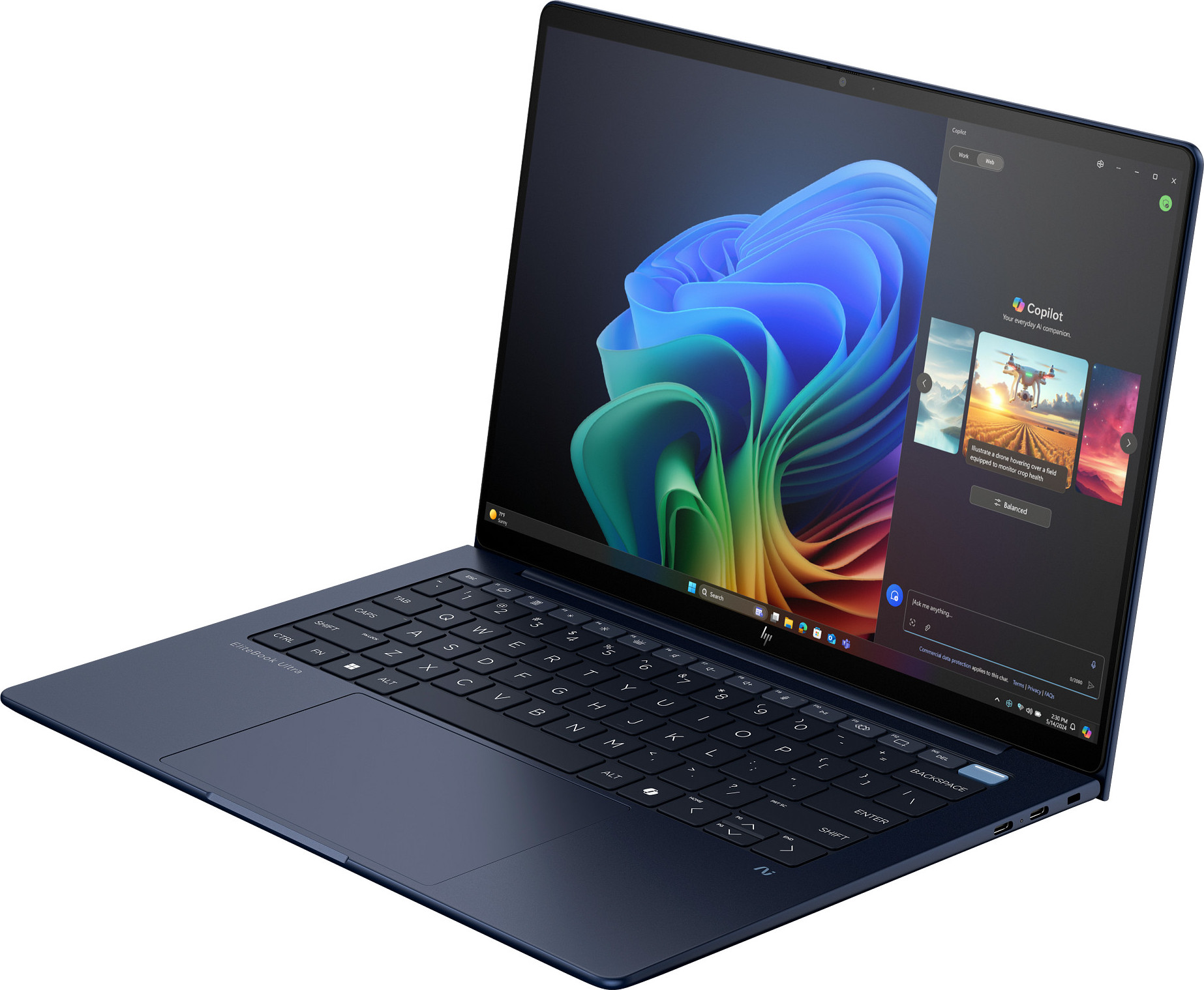 HP Inc. HP NTB EliteBook Ultra G1i U5-226V 40TOPS 14"2.8K 2880x1800 OLED 400 120Hz IR,16GB,512GB TLC,64WHr,Win11Pro,EVO, 3y onst