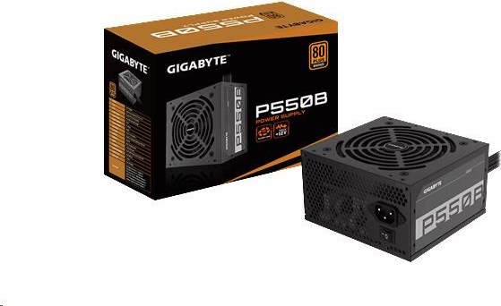 Napájací zdroj GIGABYTE P550B, 550W, 80plus bronze, 12 cm ventilátor