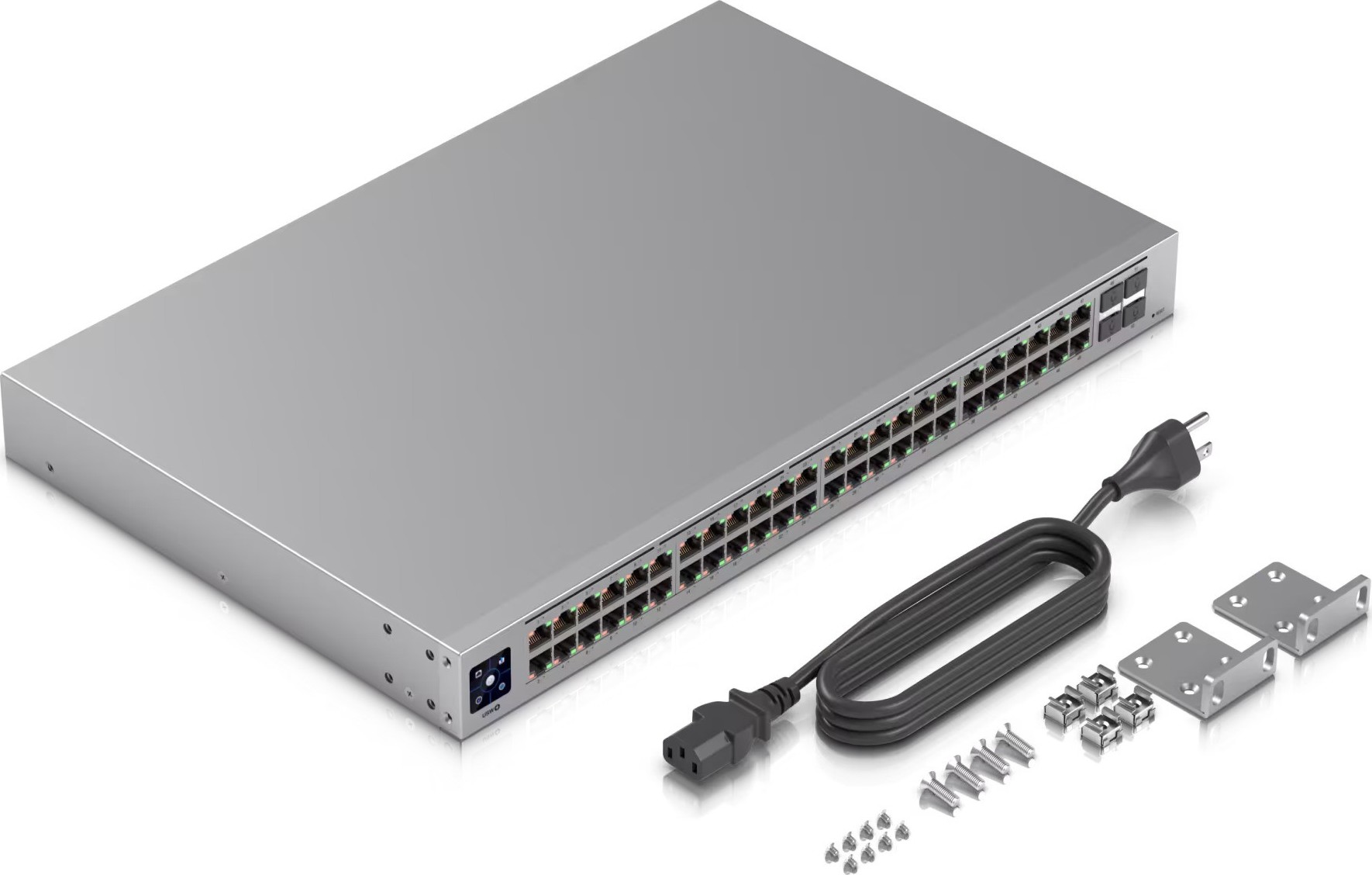 Ubiquiti UBNT UniFi Switch USW-48-POE Gen2 [24xGigabit, 32x PoE out 240W, 802.3at/af, 4xSFP, 104Gbps]