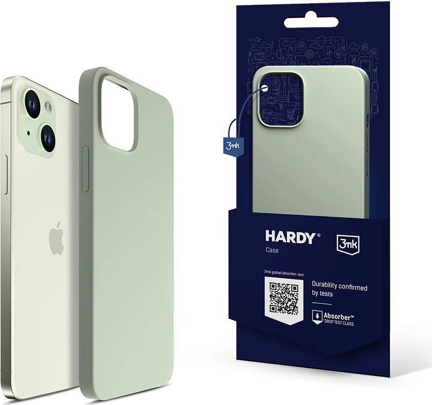 3mk ochranný kryt HARDY Silicone MagCase pro Apple iPhone 15, Green