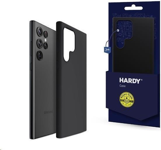 3mk ochranný kryt HARDY Android Silicone MagCase Black pro Samsung Galaxy S25+