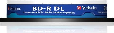 VERBATIM BD-R(10-pack)/DualLayer/spindle/6X/50GB