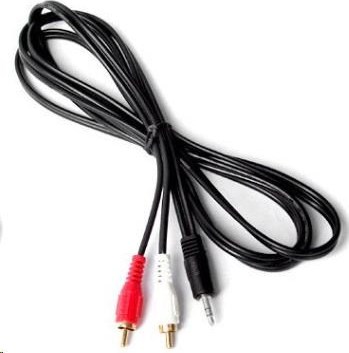 Káblový konektor PREMIUMCORD 2.5 mm stereo - 2x Cinch M 2 m