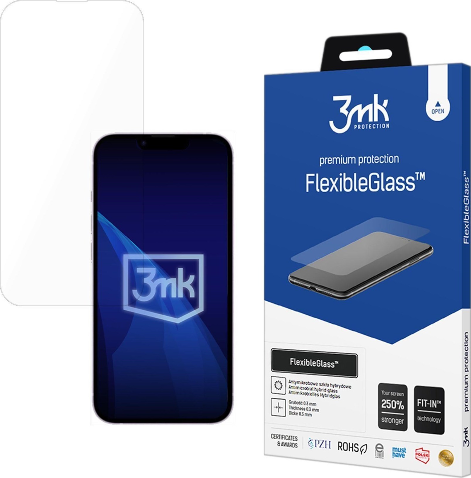 3mk hybridní sklo FlexibleGlass pro Apple iPhone 16E/ iPhone 17E