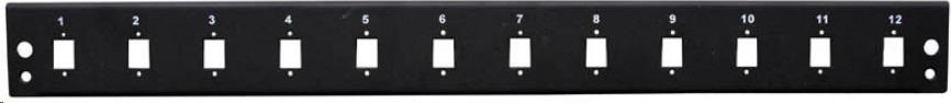 OEM Optická tvár vane (OPVANA1UN-BLACK) 12xSC simplex