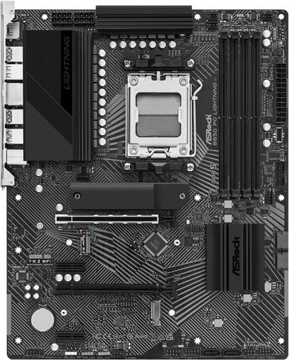 ASRock MB Sc AM5 B650 PG Lightning, AMD B650, 4xDDR5, 1xHDMI