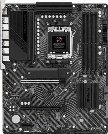 ASRock MB Sc AM5 B650 PG Lightning, AMD B650, 4xDDR5, 1xHDMI