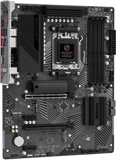 ASRock MB Sc AM5 B650 PG Lightning, AMD B650, 4xDDR5, 1xHDMI