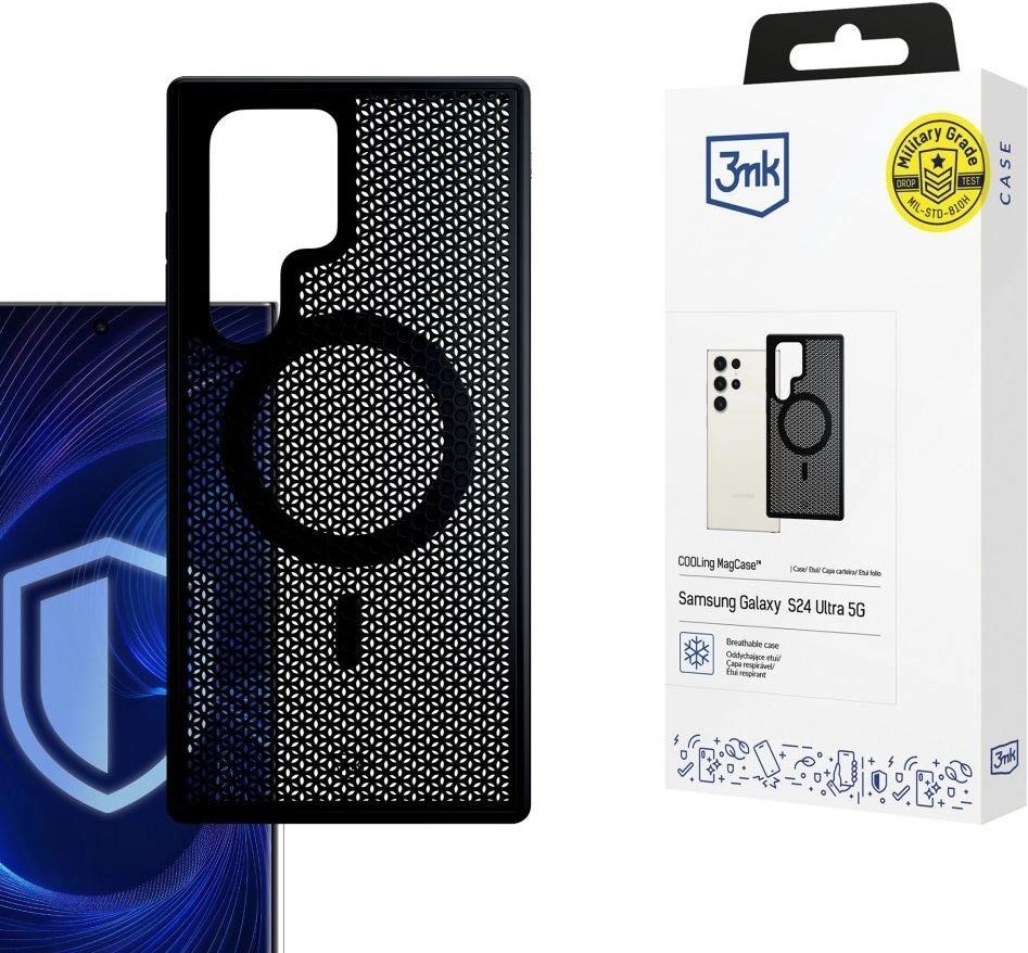 3mk ochranný kryt Cooling Magcase pro Samsung Galaxy S24 Ultra