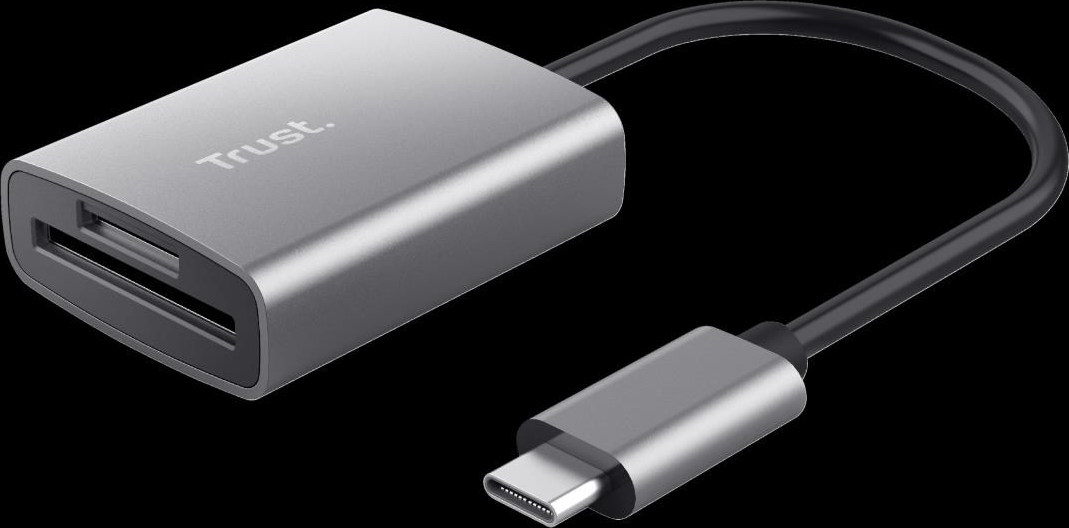 Čítačka pamäťových kariet TRUST DALYX Fast, externá, USB-C, 8 cm