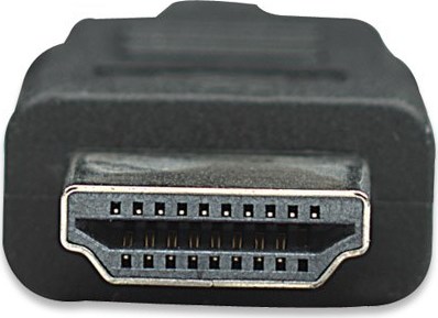 MANHATTAN HDMI kábel s Ethernetom, tienený, 1 m, čierny