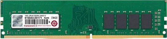 TRANSCEND DDR4 16GB 2400MHz 2Rx8, CL17 DIMM