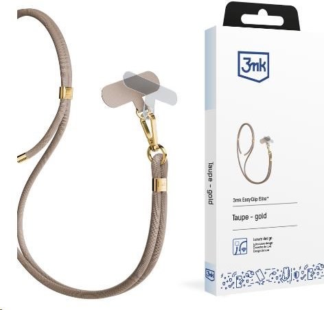 3mk EasyClip Elite Taupe (gold)