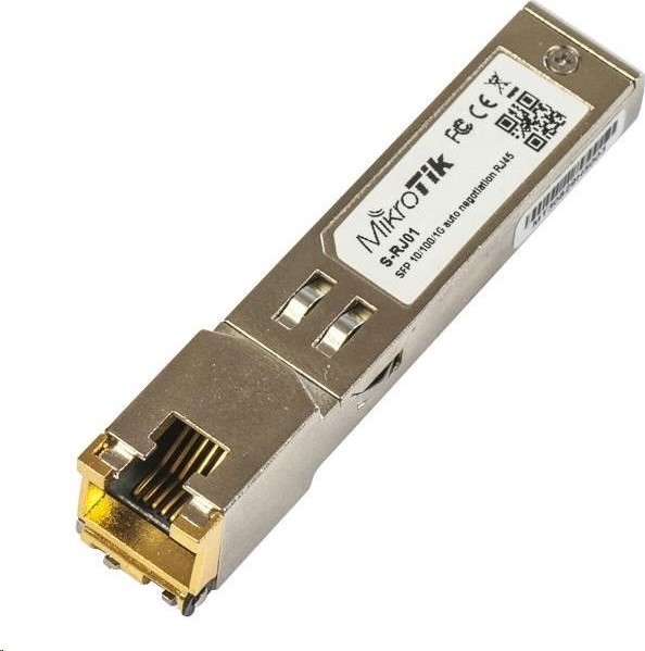 MikroTik SFP na Metallic 10/100/1000M, RJ-45, do 100 m