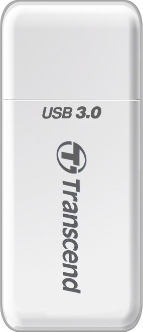 Čítačka kariet TRANSCEND F5, USB 3.0, biela