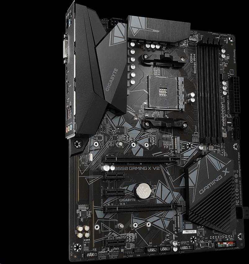 GIGABYTE MB Sc AM4 B550 GAMING X V2, AMD B550, 4xDDR4, 1xHDMI, 1xDVI