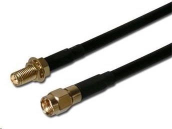 NoName Predĺženie koaxiálnej antény WLAN SMA samec reverzný - SMA samica reverzná , 10 m