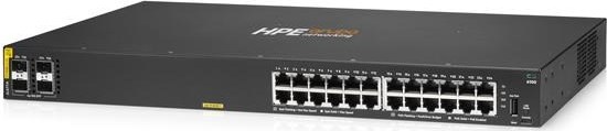 Hewlett Packard Enterprise Aruba 6100 24G Class4 PoE 4SFP+ 370W Switch JL677AR RENEW
