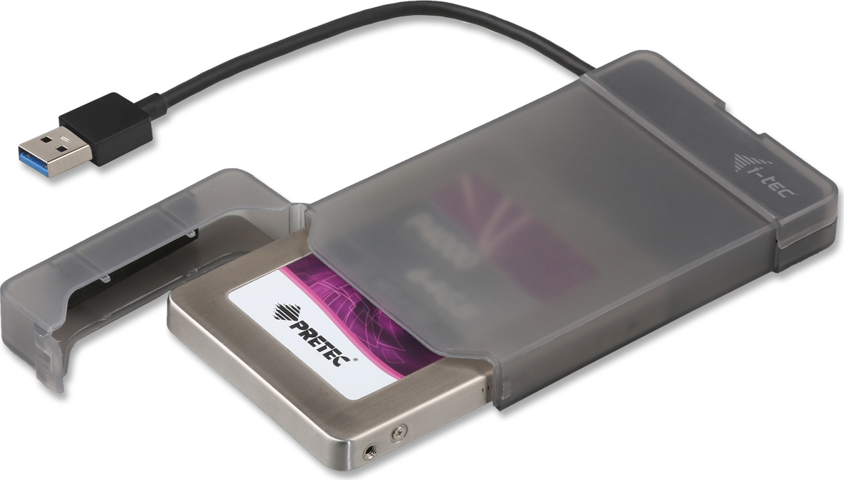 i-tec iTec USB 3.0 MySafe Easy, externý rám pevného disku 6.4 cm / 2.5" pre SATA I/II/III HDD SSD, čierny