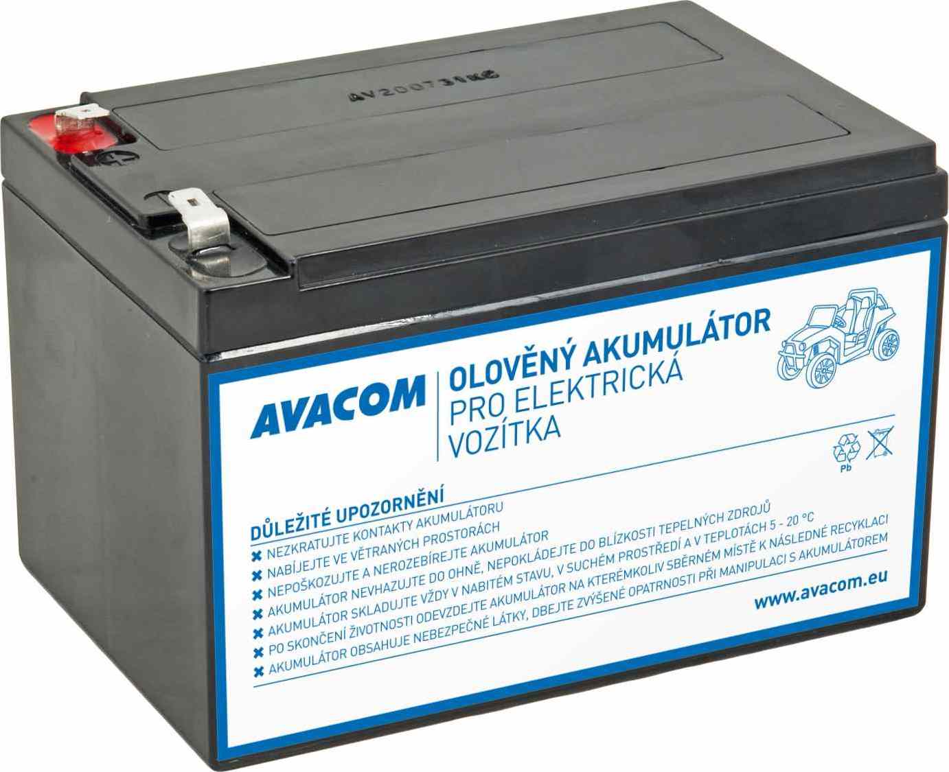 AVACOM náhradný akumulátor (olovený) 12V 15Ah pre Peg Pérego F2