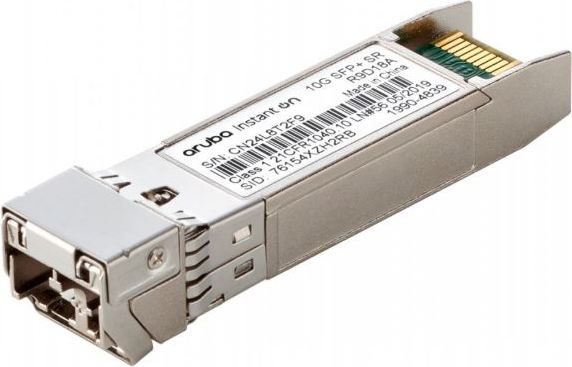 Hewlett Packard Enterprise Aruba Instant On 10G SFP+ LC SR 300m OM3 MMF Transceiver 1420 1930 1950 1960