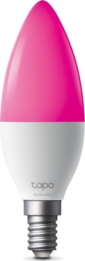 TP-Link Tapo L430C chytrá WiFi stmívatelná LED žárovka (barevná,2500K-6500K,470lm,2,4GHz,E14)
