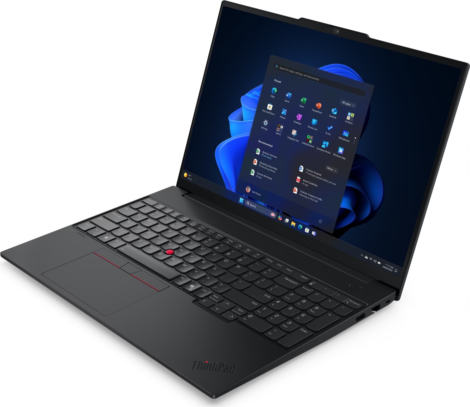 LENOVO NTB ThinkPad E16 Gen 3 - Intel Core 7 240H,16" WUXGA IPS,16GB,512SSD,HDMI,Int. Intel,W11P,3Y Onsite