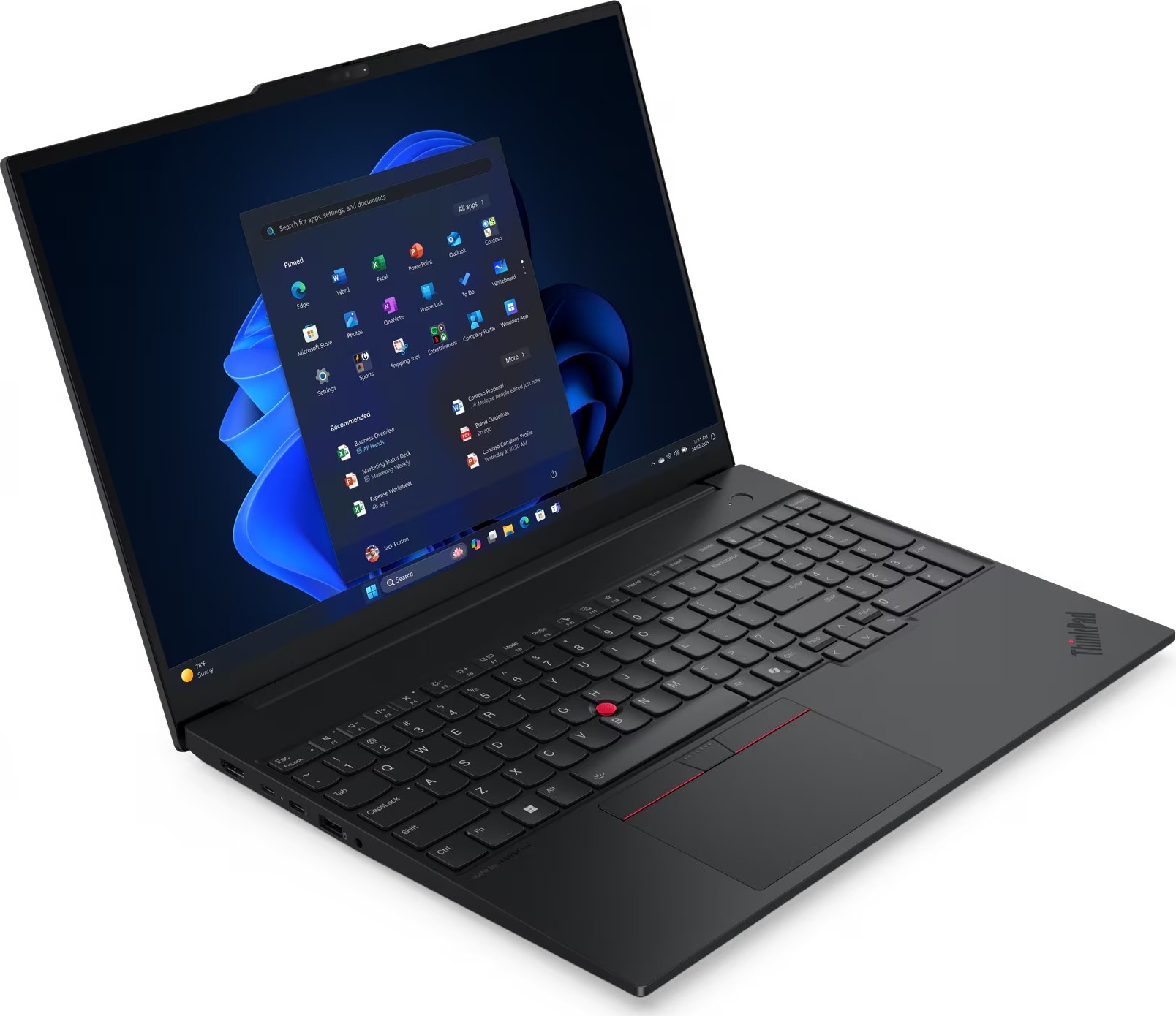 LENOVO NTB ThinkPad E16 Gen 3 - Intel Core 7 240H,16" WUXGA IPS,16GB,512SSD,HDMI,Int. Intel,W11P,3Y Onsite