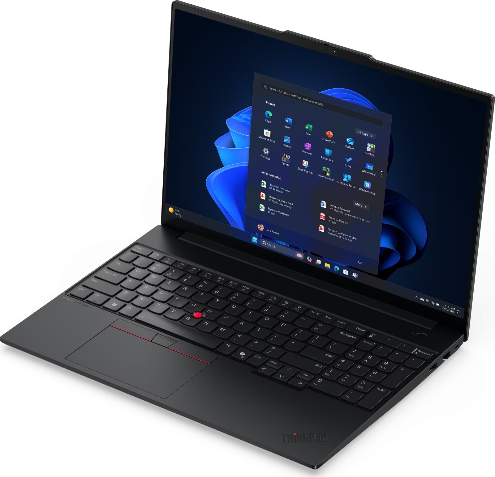 LENOVO NTB ThinkPad E16 Gen 3 - Intel Core 7 240H,16" WUXGA IPS,16GB,512SSD,HDMI,Int. Intel,W11P,3Y Onsite