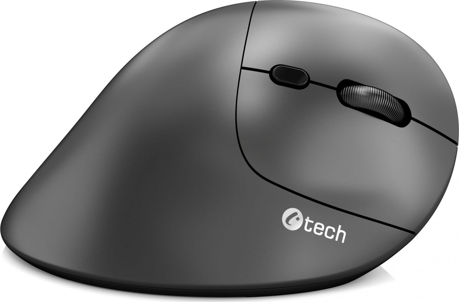 C-TECH Myš VEM-12, Vertikální, Bezdrátová, černá