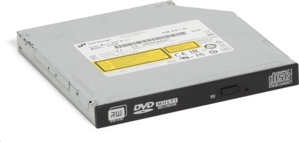 Hitachi-LG HITACHI LG - interná mechanika DVD-W/CD-RW/DVD±R/±RW/RAM/M-DISC GTC2N, Slim, 12.7 mm zásobník, čierny, voľne ložený bez SW