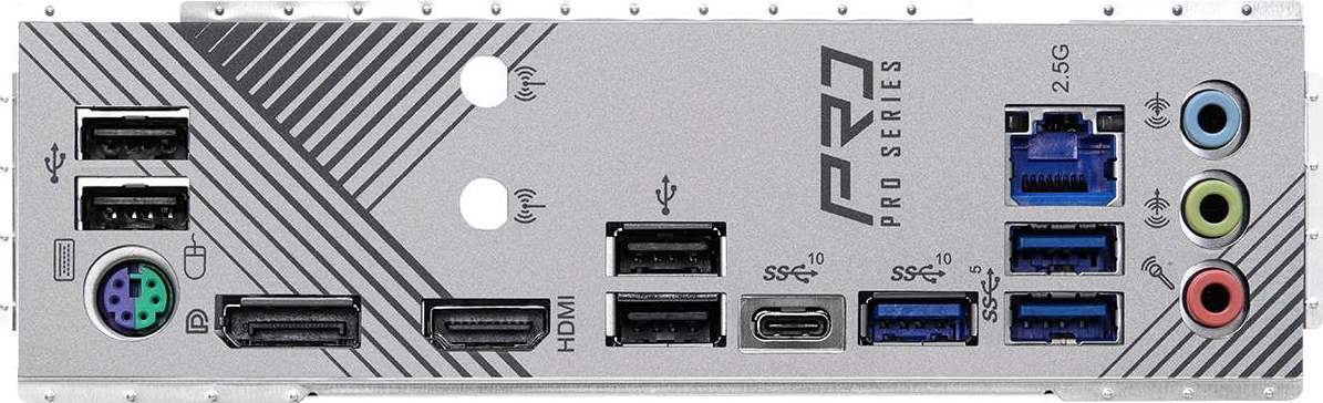ASRock MB Sc LGA1700 Z790 PRO RS, Intel Z790, 4xDDR5, 1xDP, 1xHDMI