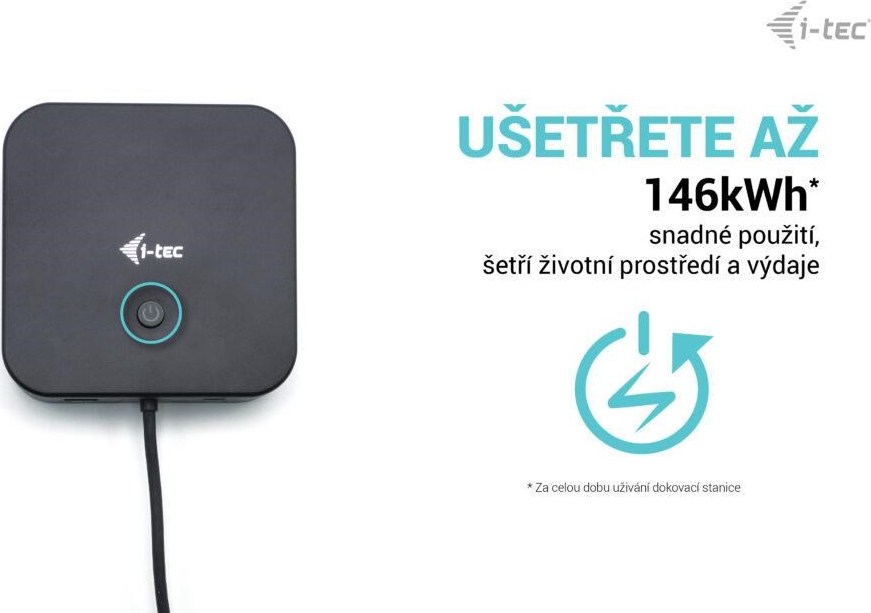 i-tec USB-C HDMI + Dual DP Docking Station + Power Delivery 100 W