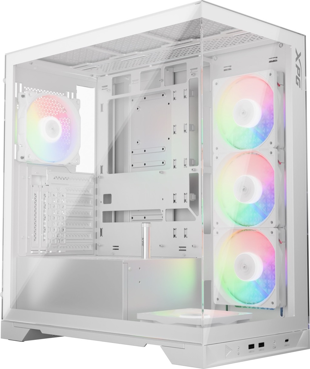 ADATA XPG case INVADER X Mid-Tower, bez zdroje, 5x 120mm Fan, Bílá