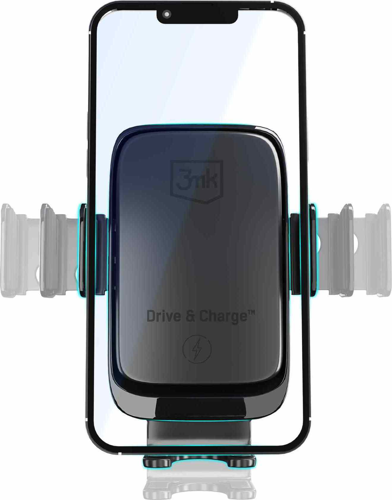3mk držák do auta Drive & Charge, 15W bezdrátové nabíjení