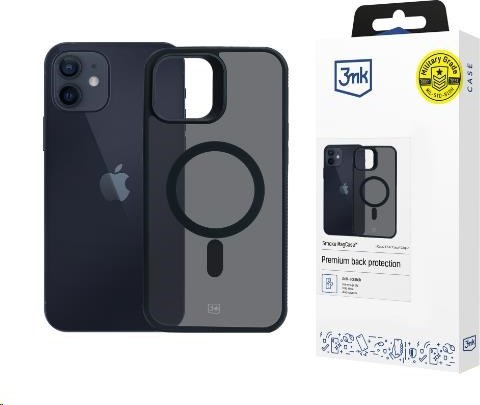 3mk ochranný kryt Smoke MagCase pro Apple iPhone 12/12 Pro