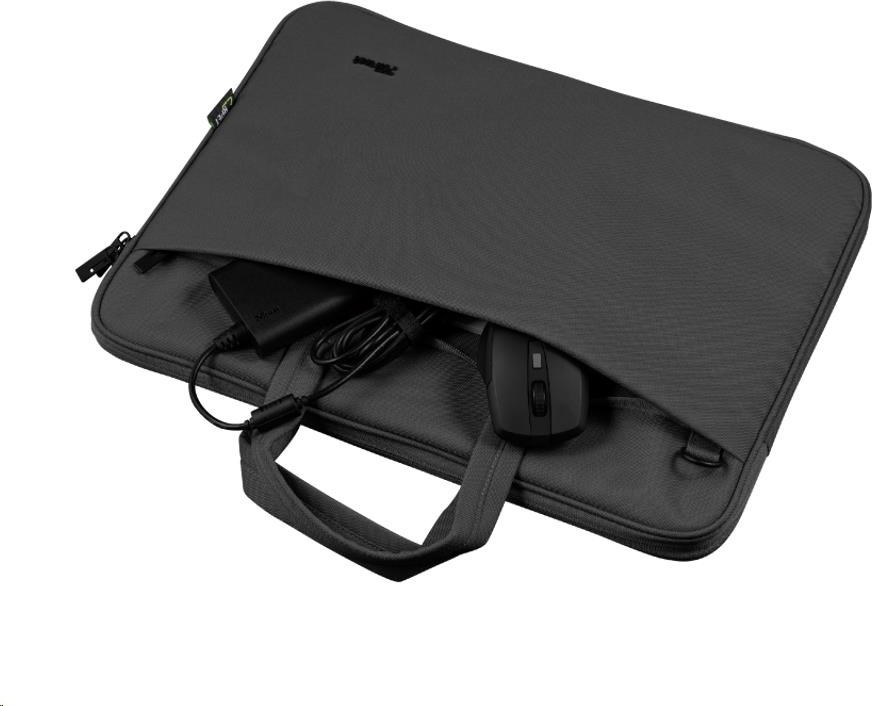 TRUST 16" Bologna Slim Laptop Bag Eco, čierna