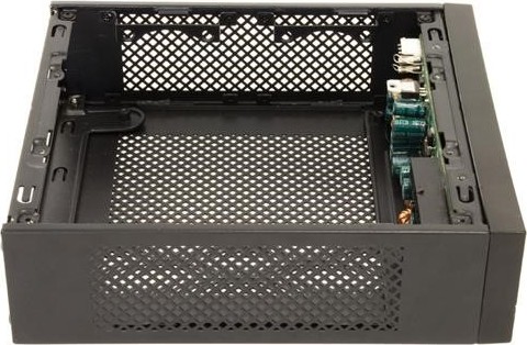 CHIEFTEC Compact Series/mini ITX case, IX-03B, čierna, Alu, 120W adaptér CDP-120ITX