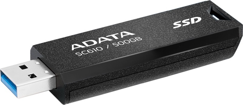 A-Data ADATA Externí SSD 500GB SC610, USB-A 3.2, černá