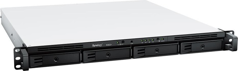 Synology RS822+ RackStation (4C/RyzenV1500B/2,2GHz/2GBRAM/4xSATA/2xUSB3.2/4xGbE/1xPCIe)