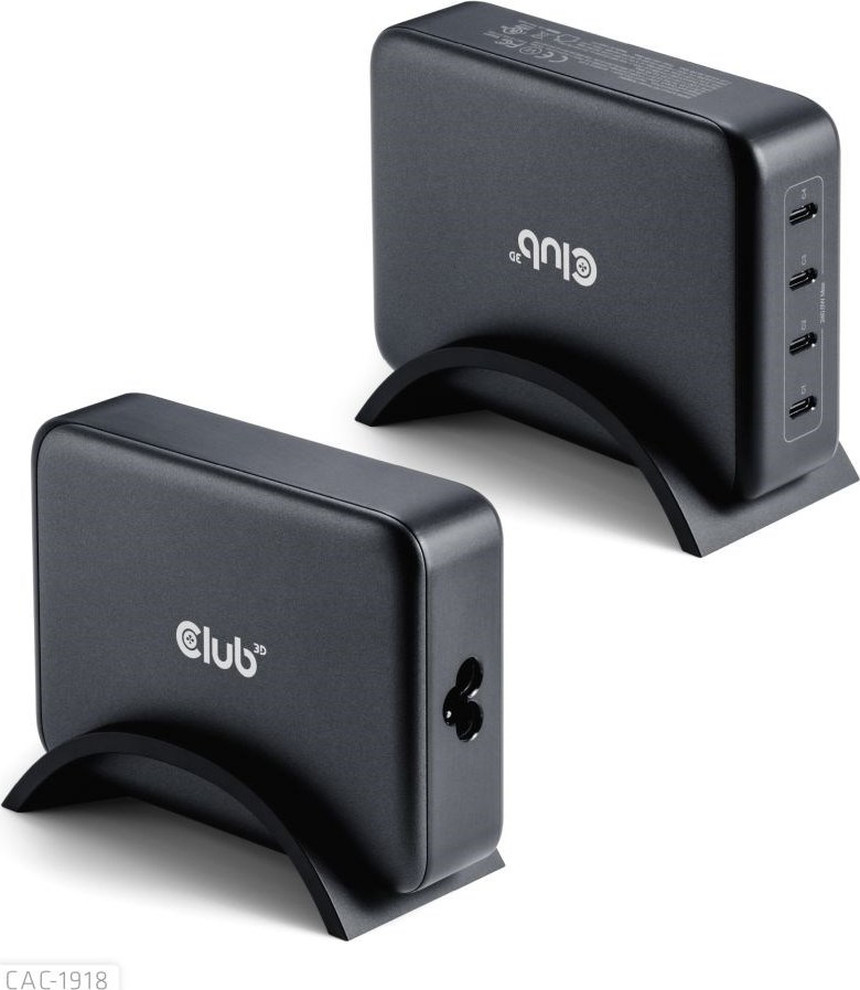 Club 3D Club3D cestovní nabíječka 240W GaN technologie, 4xUSB-C, PPS + PD 3.1 Support